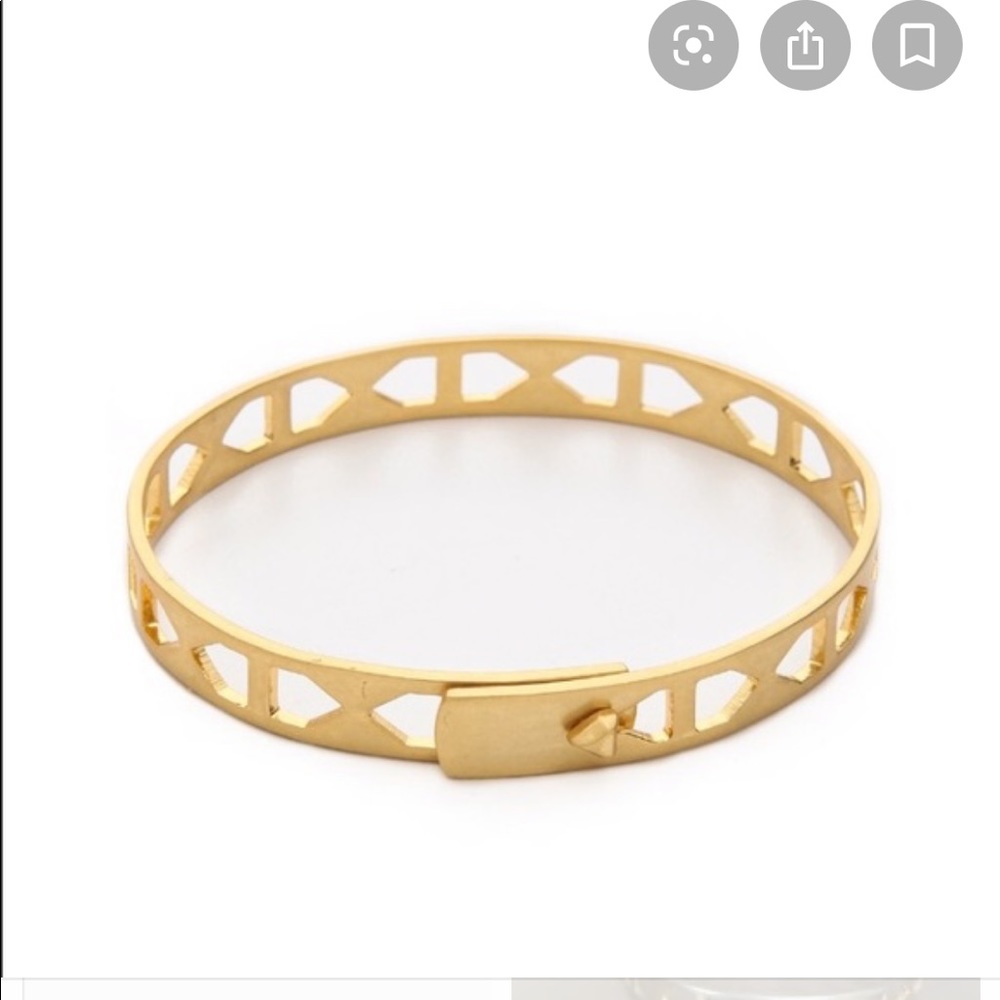 FREE Madewell geometric gold bracelet